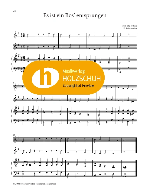 Es ist ein Ros entsprungen